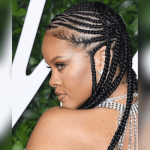 Rihanna on braids on the red carpet
