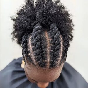 Flat twists Natural Hairstyles