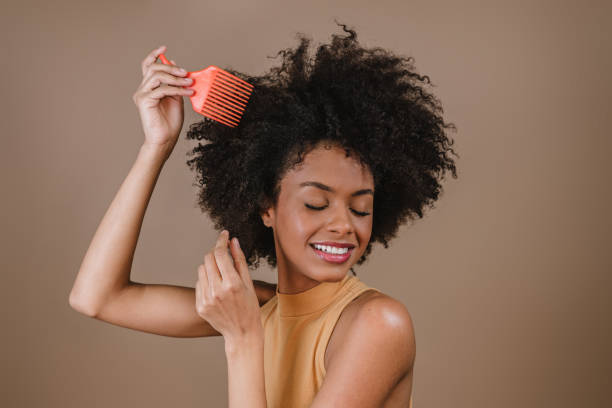 Natural hair care for African women