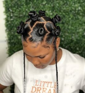10 Best Natural Hairstyles for Black Women -Bantu Knots