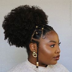 African Female Hairstyle, Updo