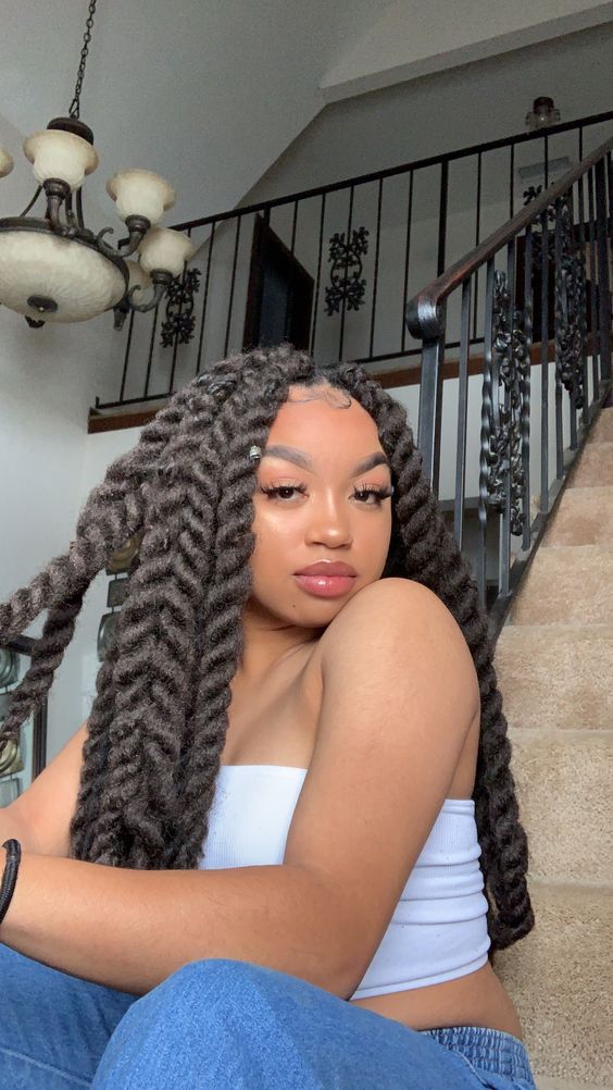 Havanah Twists Braided Hairstyles for Black Women 